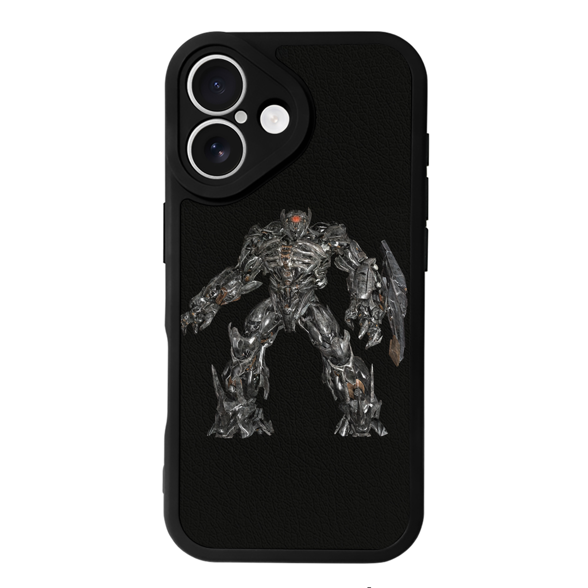 （画像用） Transformers トランスフォーマー 【iPhone 16シリーズ対応】シリコンスマホケース（レザー調） 材質：シリコン